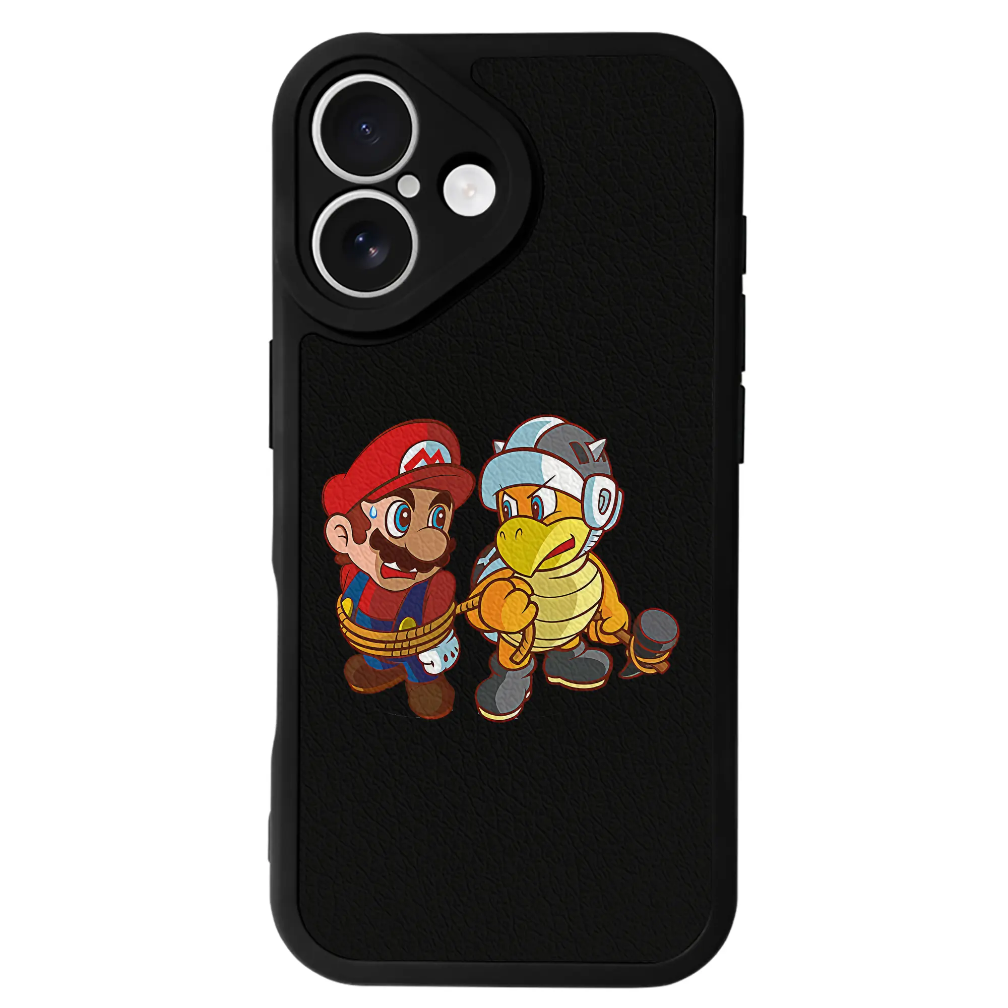 マリオ グッズ パタパタ - IPhone 16シリーズ対応 ・ シリコンスマホケース ・ レザー調 ・ 高精度フィット ・ 耐衝撃 ・ ワイヤレス充電対応 ・ 精密カット